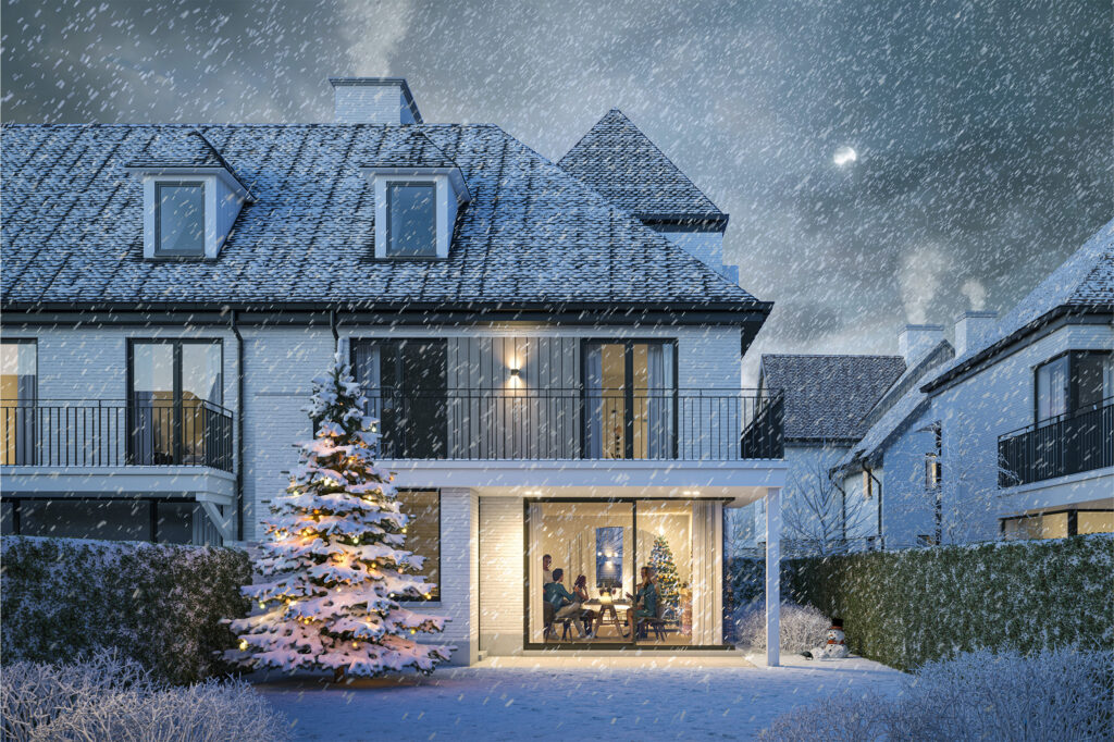 Kerstwens Zoute Schorre renderbeeld Knokke POC Real Estate