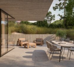 Terras achterzijde Villa Baldesi