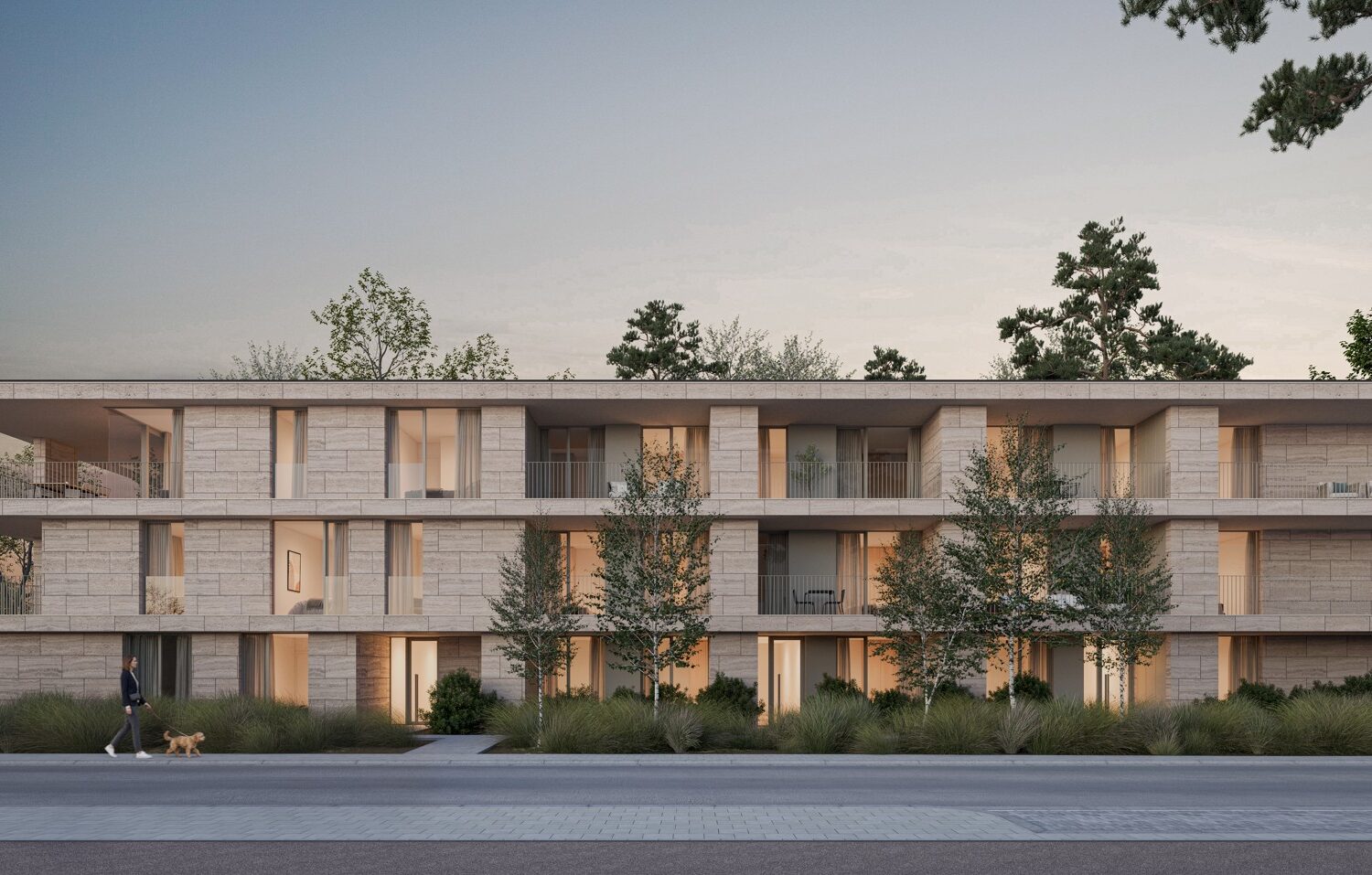 Mezzo Koksijde - visualisatie exterieur