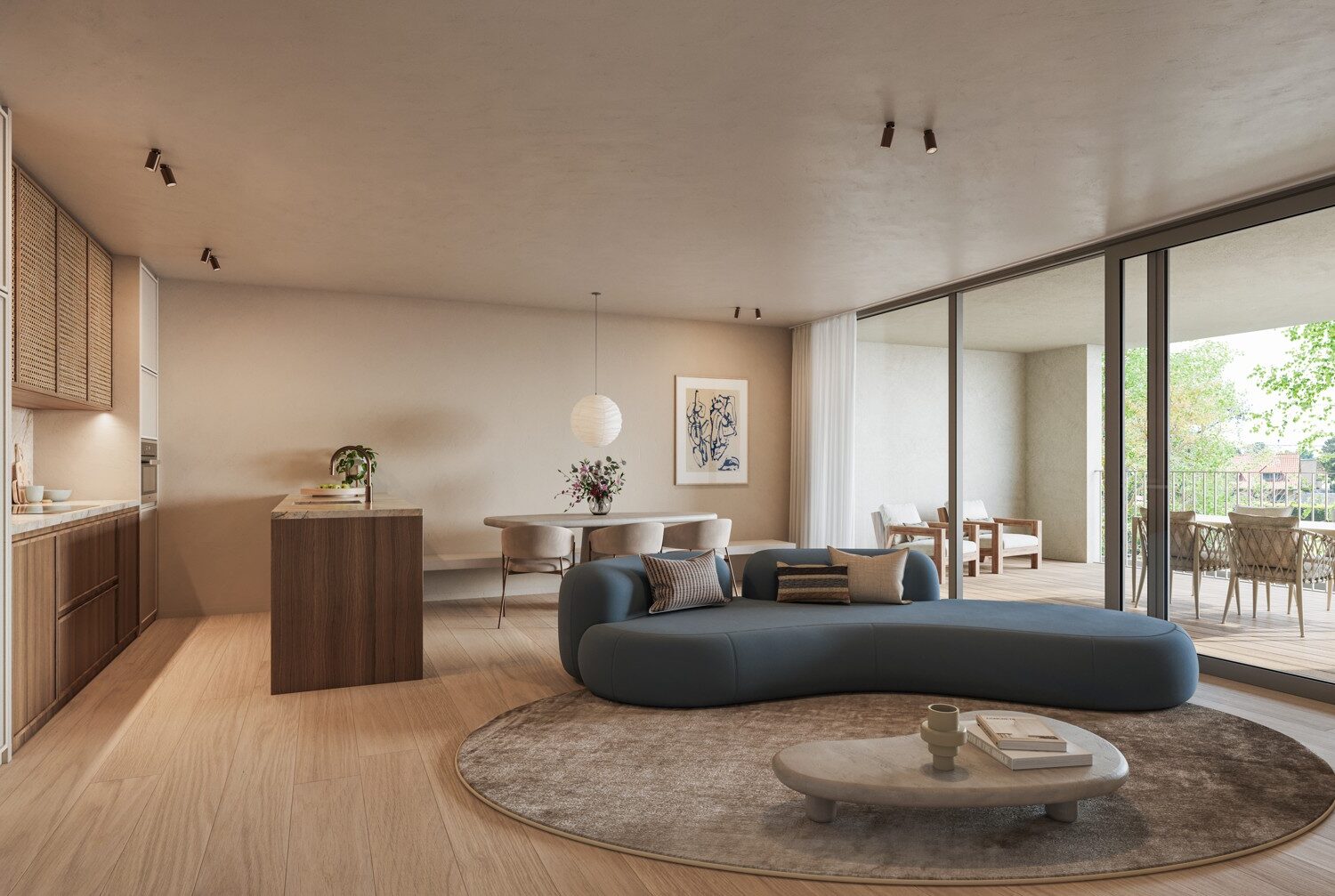 Mezzo Koksijde - visualisatie interieur