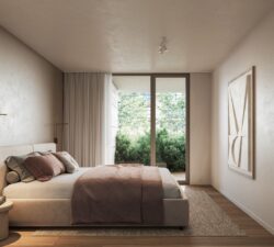 Mezzo Koksijde - slaapkamer visualisatie