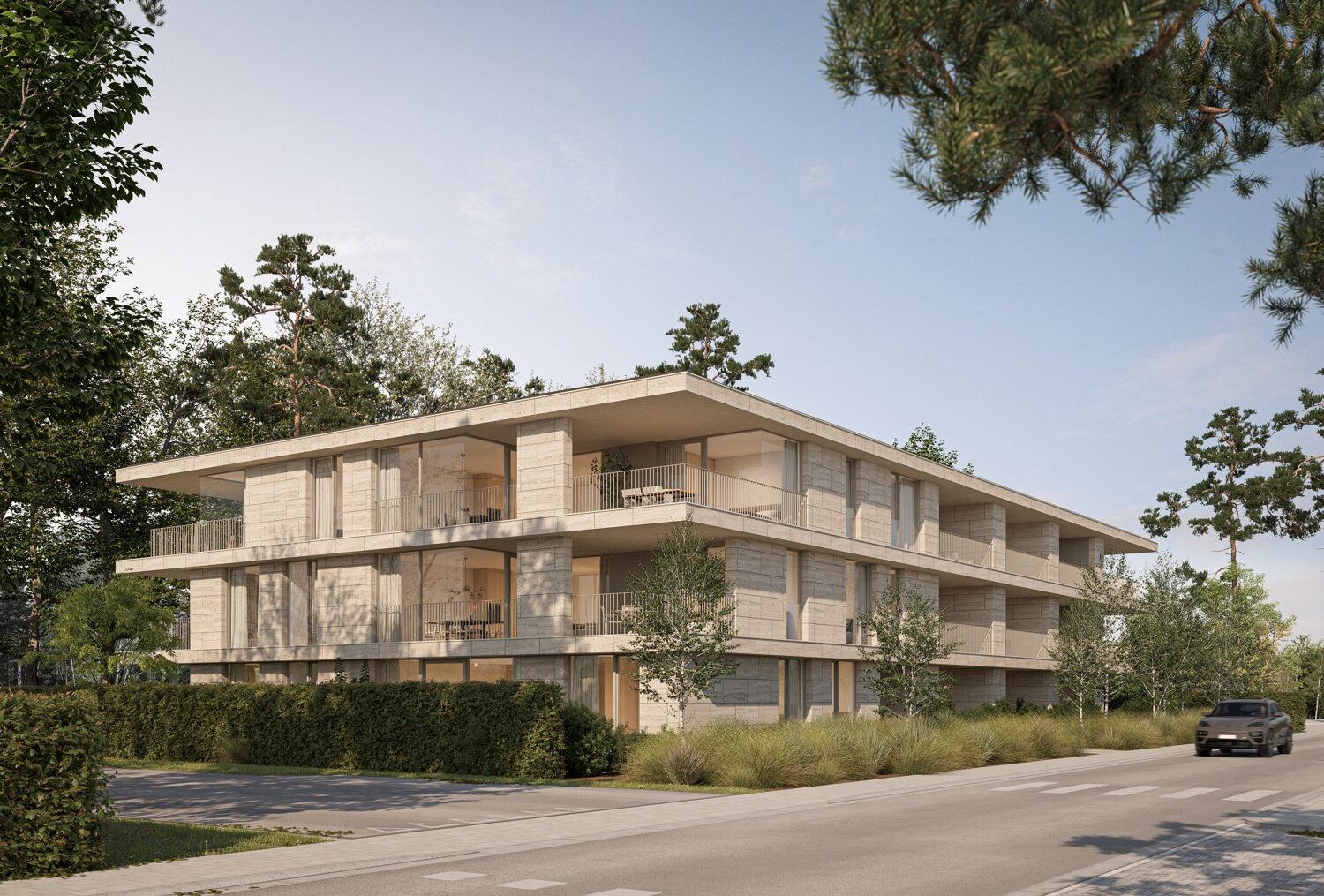 Mezzo Koksijde - zijde Zeelaan en hoek Middelaan